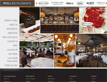 Tablet Screenshot of pollrestaurants.com